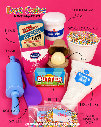 Slime Baking Kits-Dots Cake