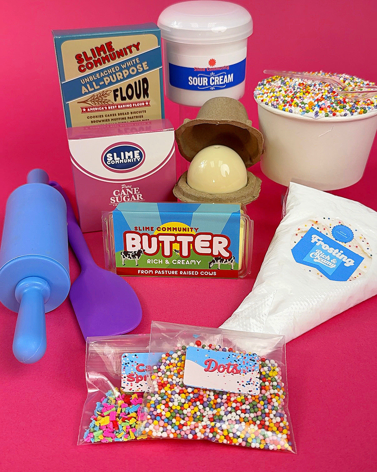 Slime Baking Kits-Dots Cake