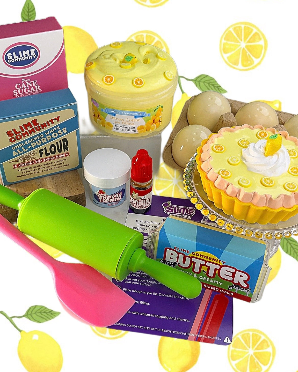 Slime Baking Kit-Lemon Cream Pie