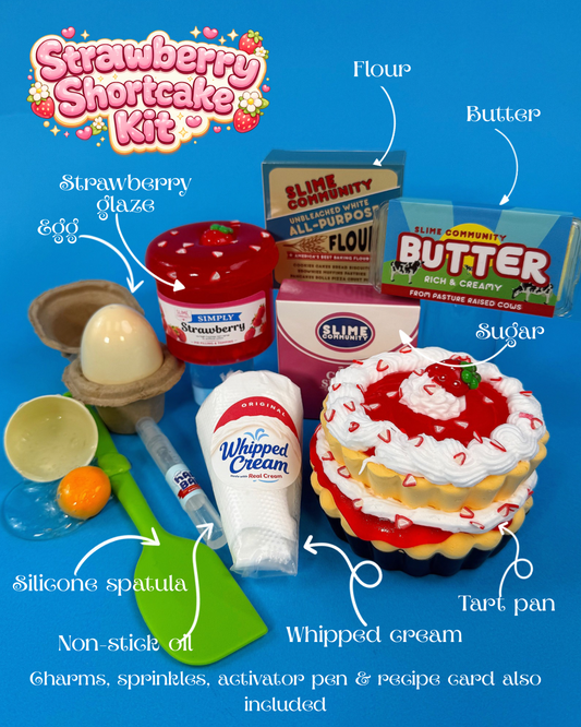 Slime Baking Kit-Strawberry Shortcake