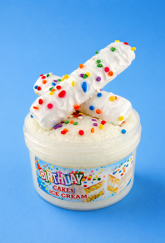 Birthday Cake Ice Cream Sticks