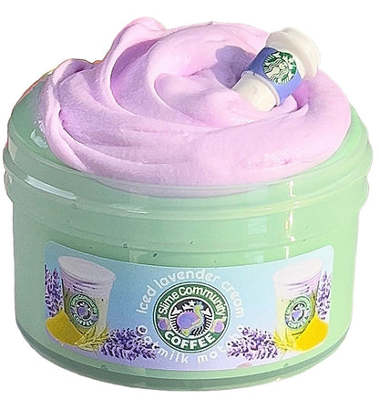Iced Lavender Cream Oatmilk Matcha
