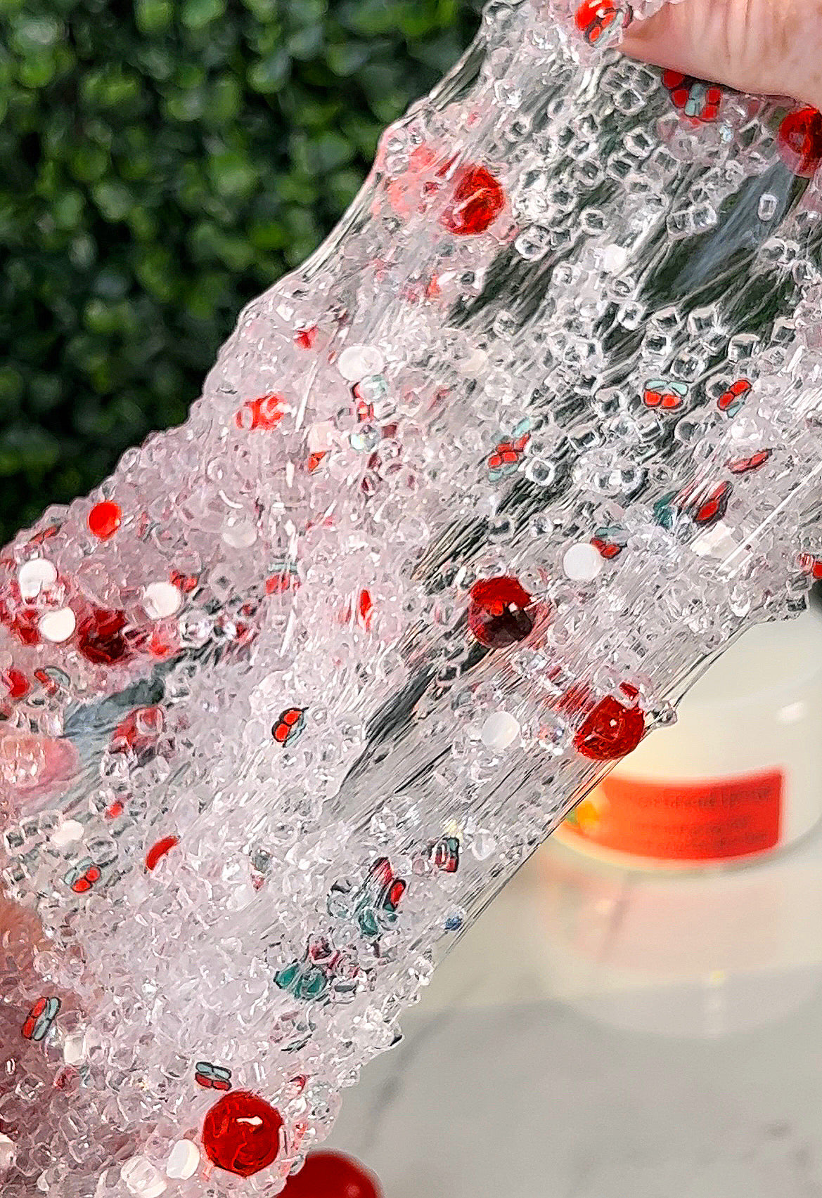 Cherry Crush-Coated clear crunch bomb