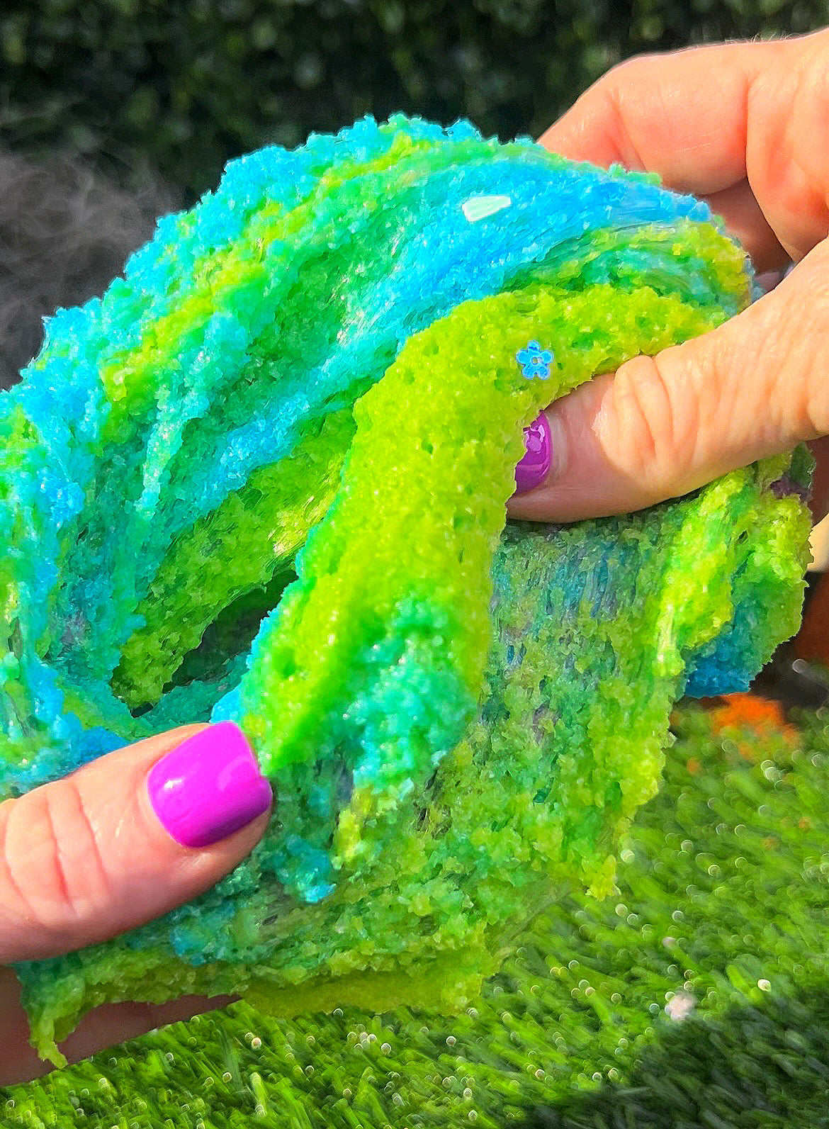 Succulent Garden snow fizz slime