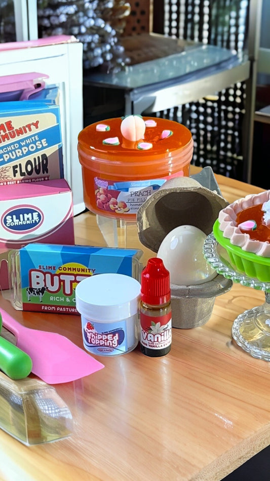Slime Baking Kit-Peach Pie Kit