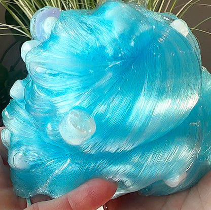 Pool Party coated clear 6 oz. With marshmallow beads