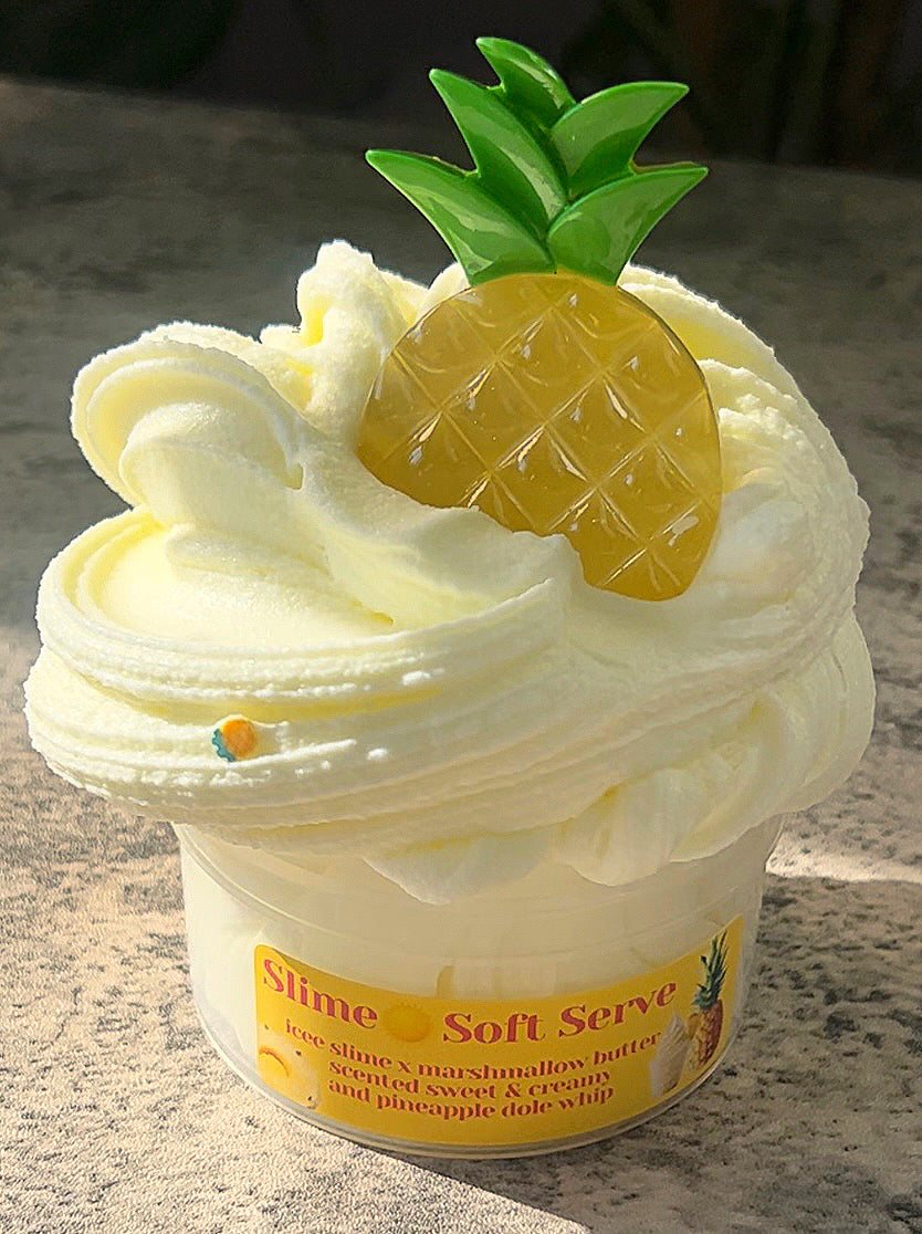 Slime Soft Serve-Pineapple Dole Whip