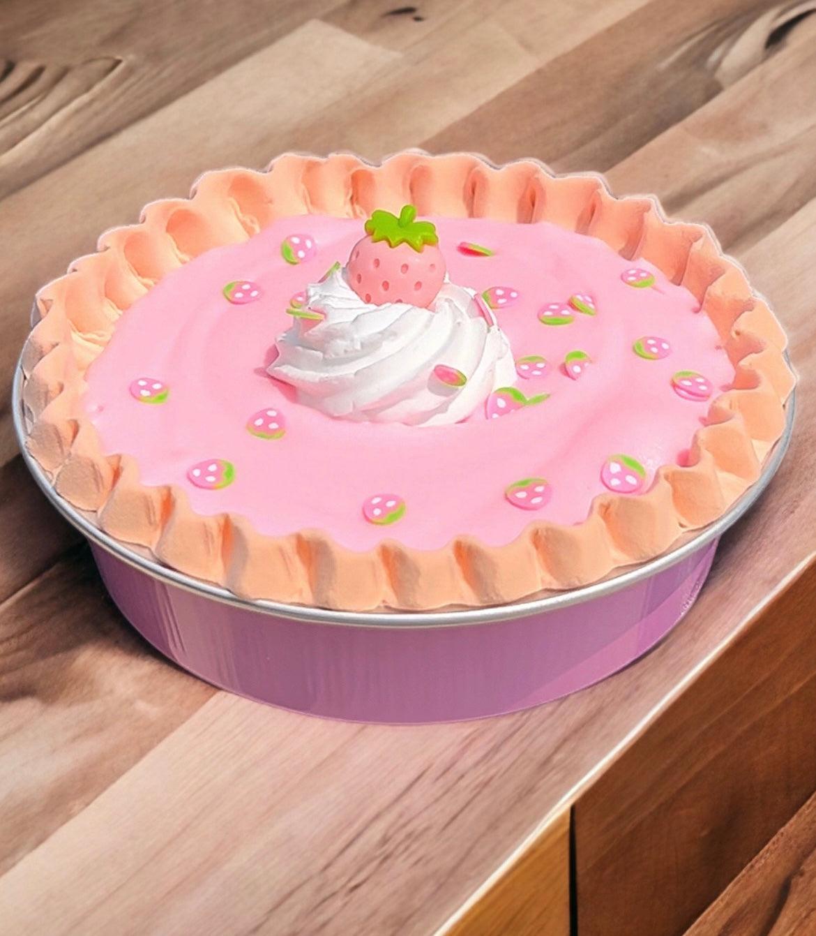 Slime Baking Kit-Strawberry Cream Pie slime making diy kit