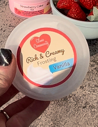 Slime Baking Kit-Strawberry Cake Kit-DIY slime making kit