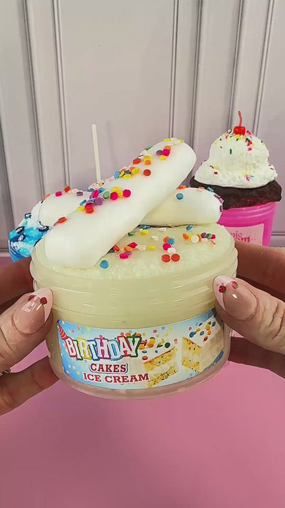 Birthday Cake Ice Cream Sticks