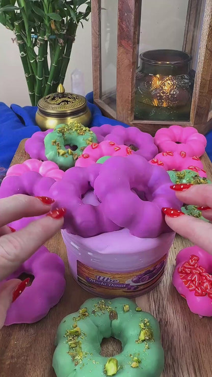 Ube Mochi Donuts
