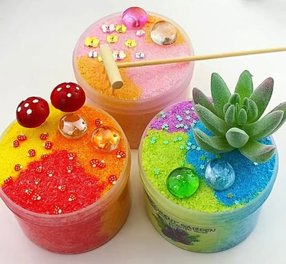 The Garden Collection a trio of 6 oz. Snow fizz slimes