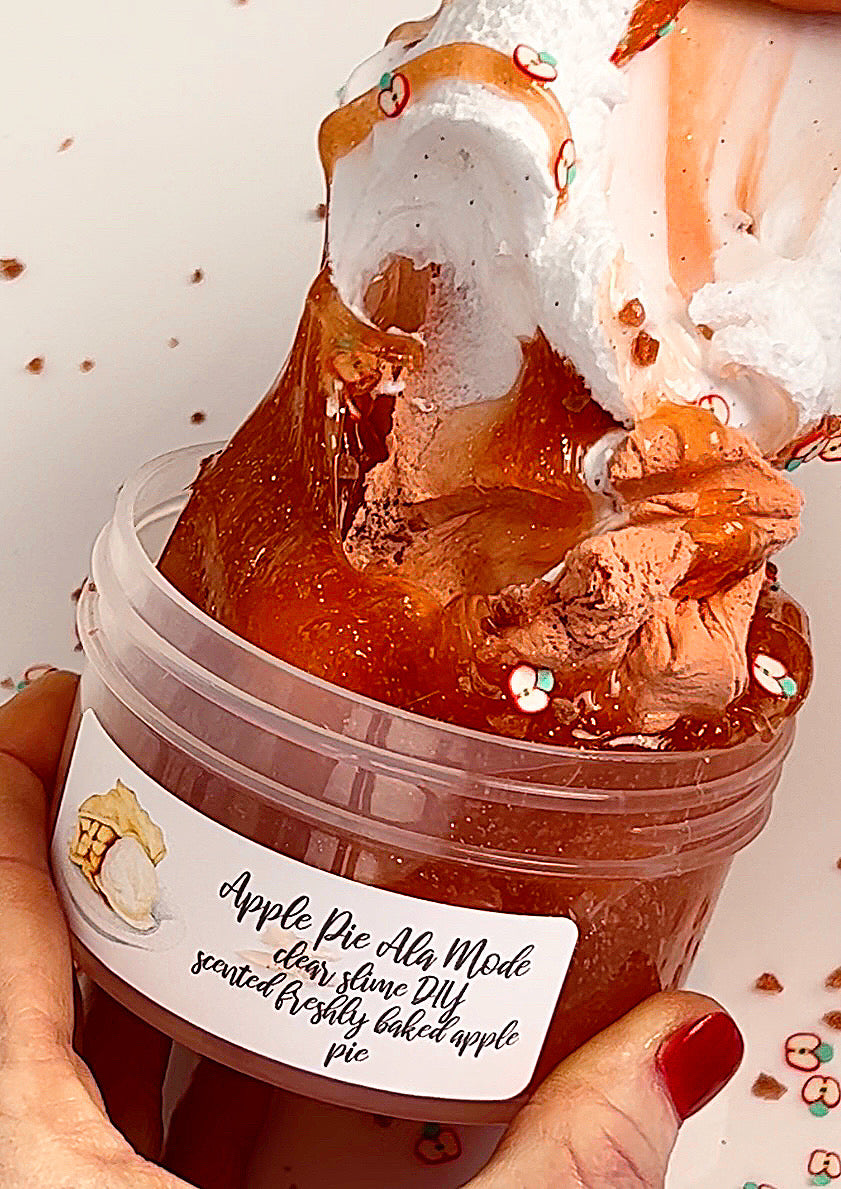 Apple Pie Ala Mode-a DIY slime set