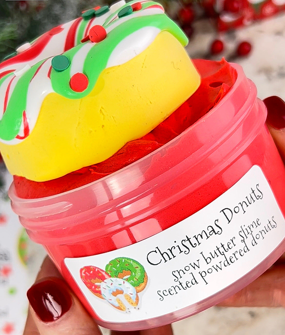 Slime Baking Kit-Christmas Donuts