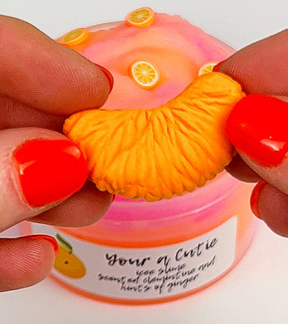 You’re a Cutie icee slime with clay DIY