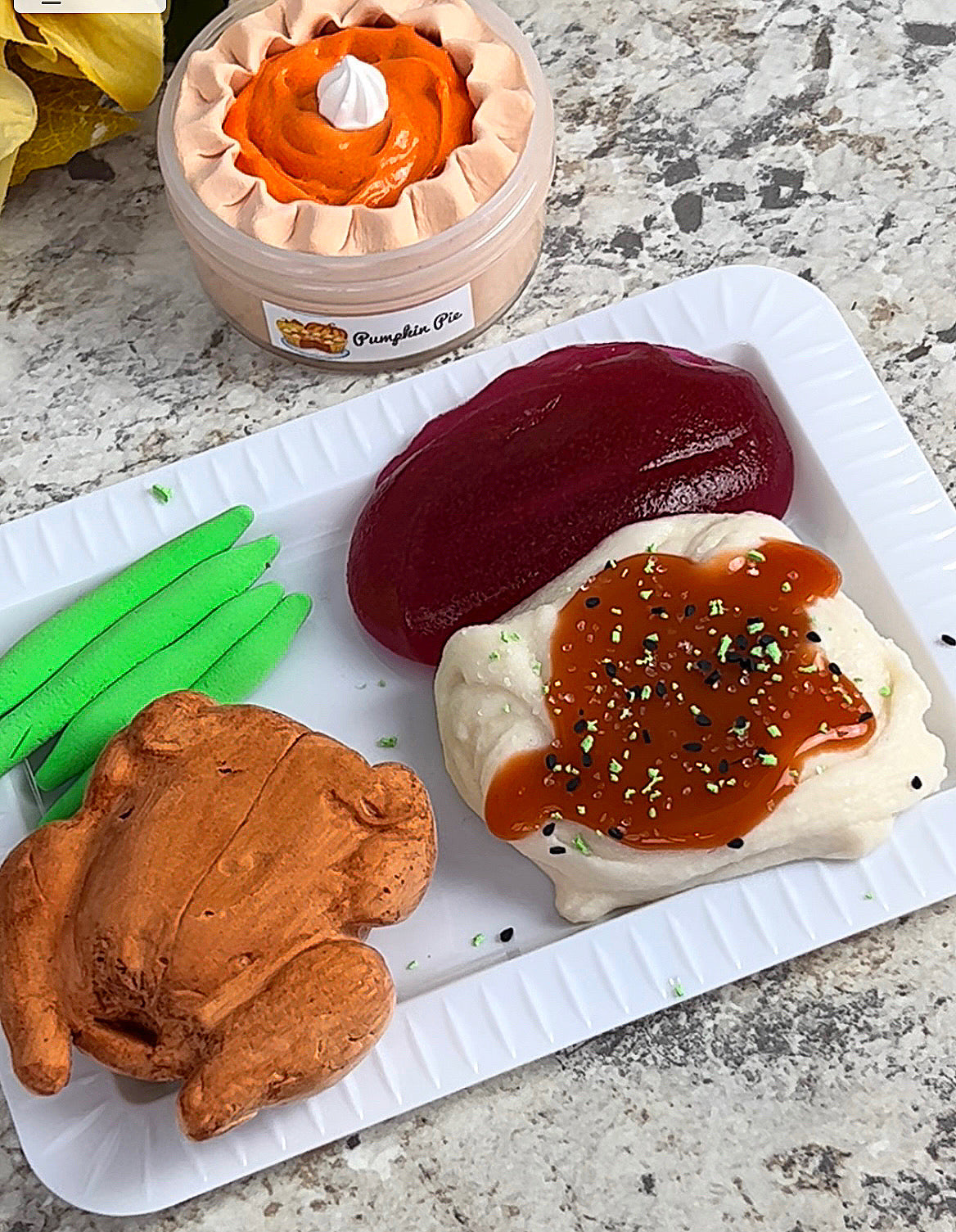 Slime Baking Kit-Thankful Dinner-DIY slime making kit