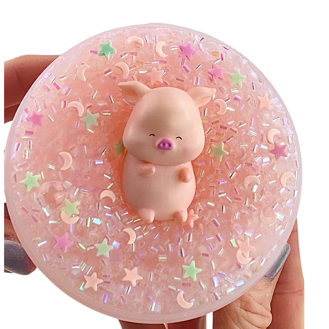 Chubs Jelly Bingsu Bead Slime Crunchy Slime 6 oz. Jar