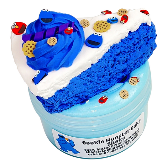 Cookie Monster Cake Shake