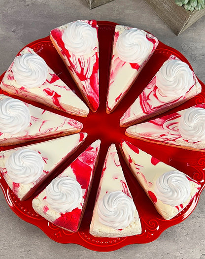 White Chocolate Raspberry Cheesecake
