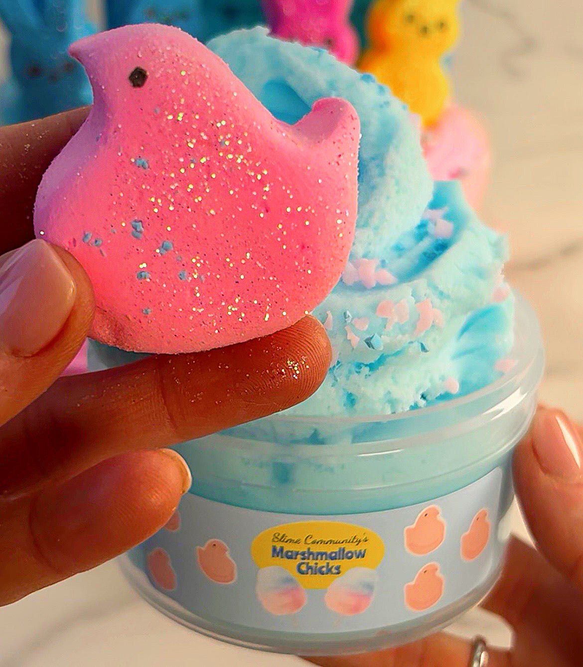 Marshmallow Chicks-Cotton Candy Cloud