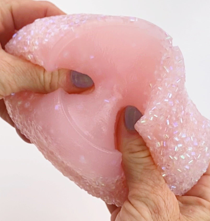 Chubs Jelly Bingsu Bead Slime Crunchy Slime 6 oz. Jar