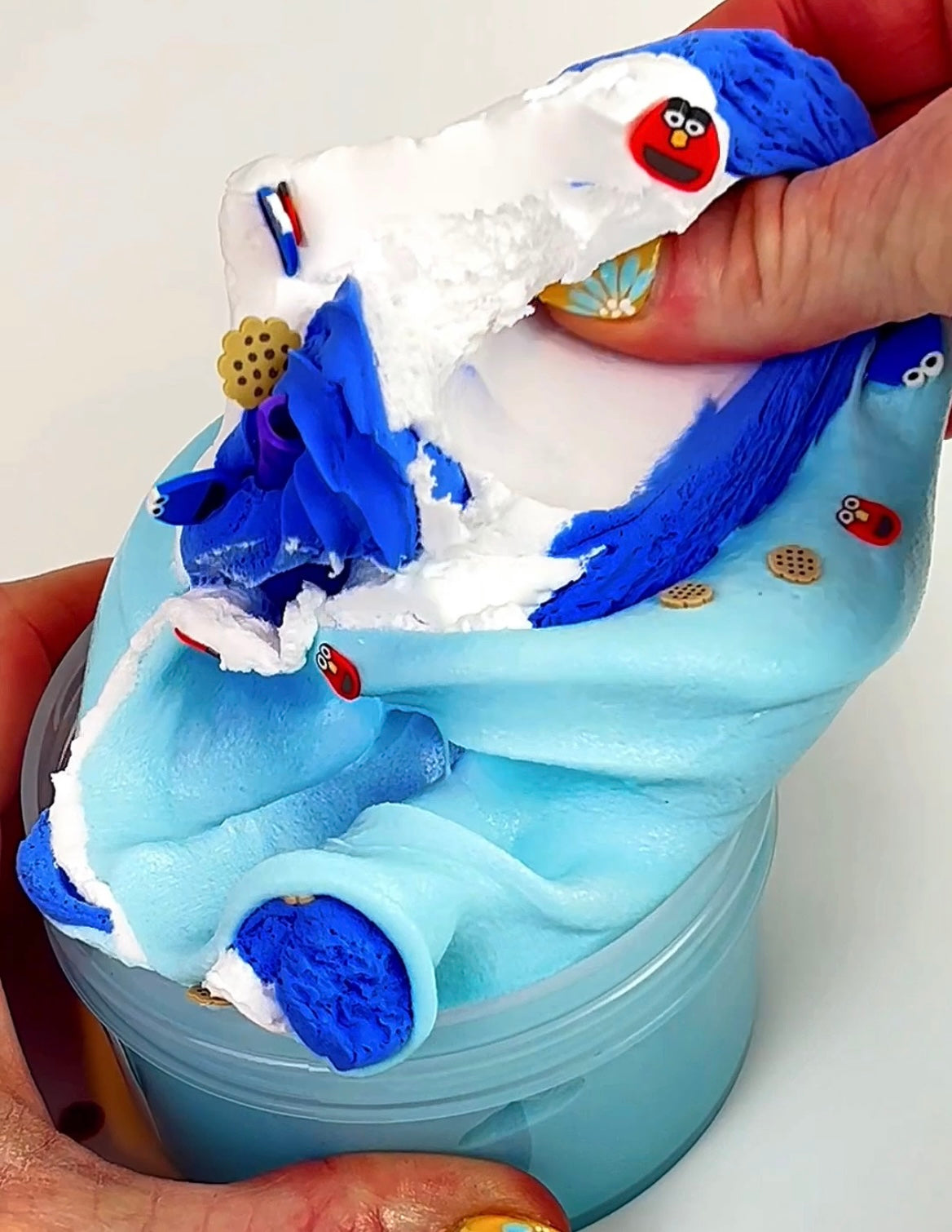 Cookie Monster Cake Shake