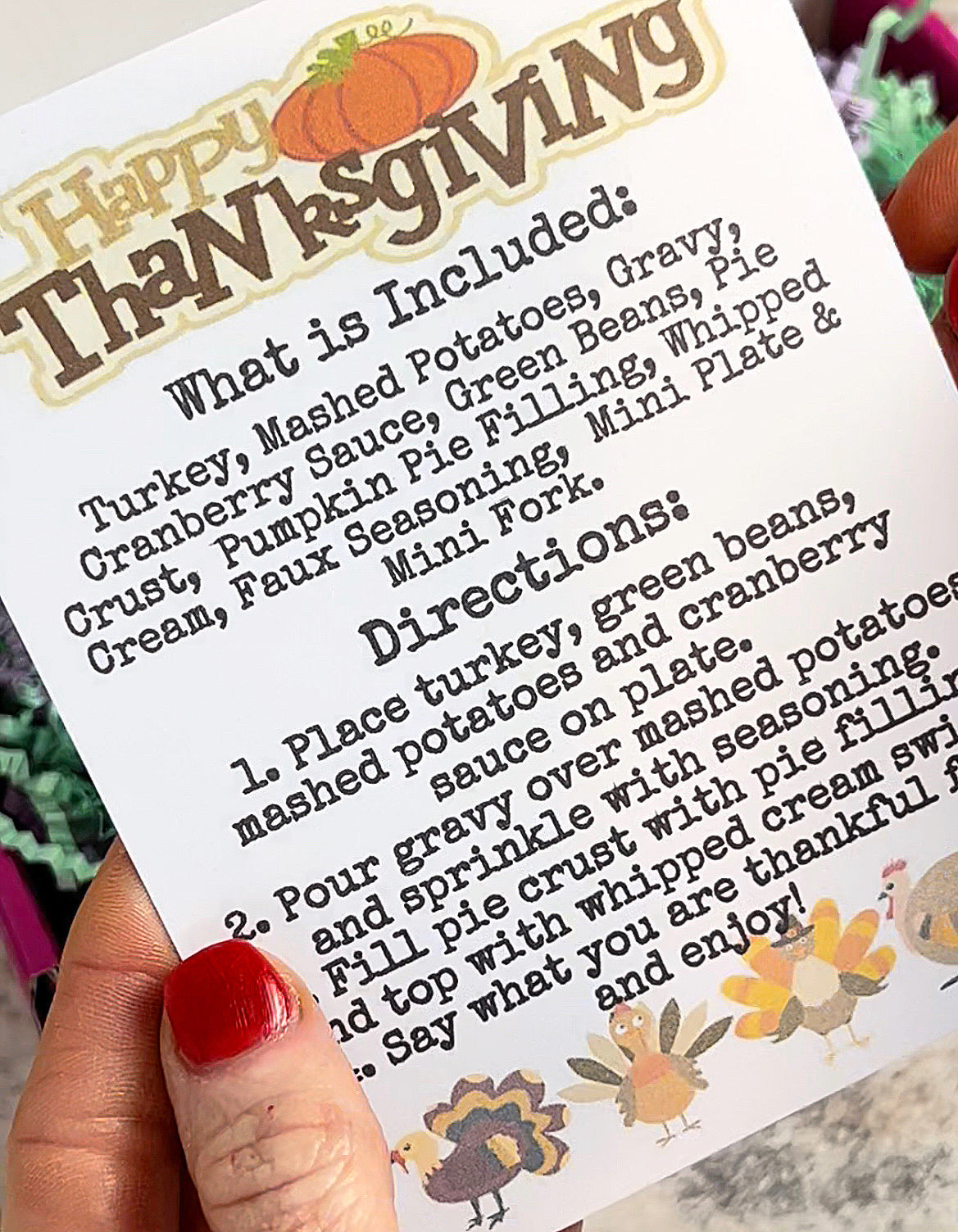 Slime Baking Kit-Thankful Dinner-DIY slime making kit