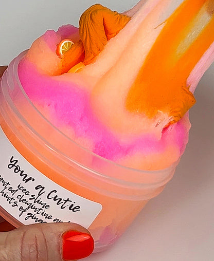 You’re a Cutie icee slime with clay DIY
